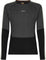 icebreaker Merino 200 Oasis+ Long Sleeve Crewe Thermal Top - Men's  - Black - Jet Heather