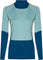 icebreaker Merino 200 Oasis+ Long Sleeve High Neck Thermal Top - Women's - Atlantis - Hydro