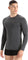 icebreaker Merino 150 Anatomica Long Sleeve Crewe Top - Men's - Jet Heather