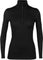 icebreaker Merino 200 Oasis Long Sleeve Half Zip Thermal Top - Women's - Black