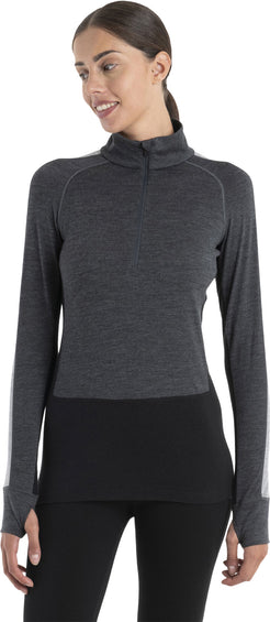 icebreaker 260 ZoneKnit Long Sleeve Half Zip Thermal Top - Women's