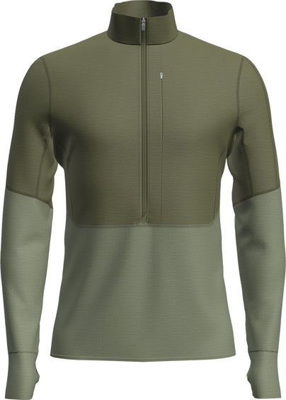 icebreaker 200 RealFleece Descender Merino Blend Long Sleeve Half Zip Jacket - Men's