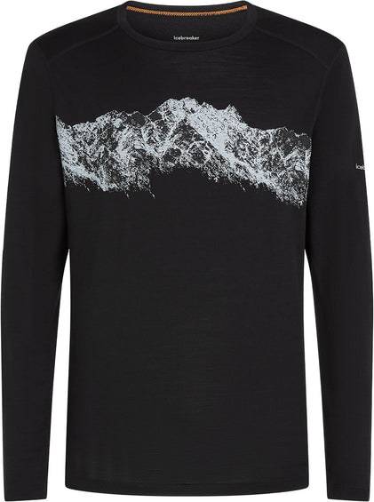icebreaker Merino 200 Oasis Remarkables Long Sleeve Crewe Thermal Top - Men's