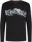 icebreaker Merino 200 Oasis Remarkables Long Sleeve Crewe Thermal Top - Men's - Black