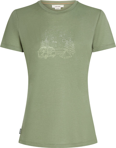 icebreaker Merino 150 Tech Lite III Van Camp Short Sleeve T-Shirt - Women's
