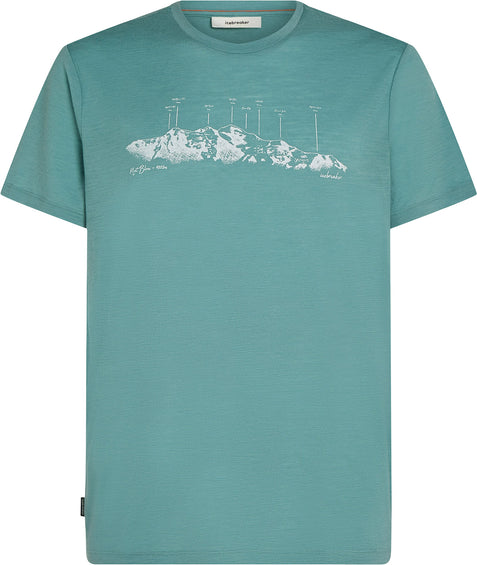 icebreaker Merino 150 Tech Lite The Peaks Short Sleeve T-Shirt - Men's