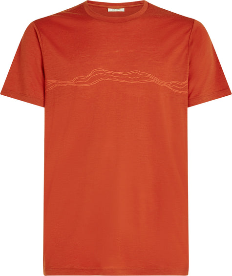icebreaker Merino 150 Tech Lite Mountain Pulse Short Sleeve T-Shirt - Men's