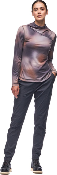 Indyeva Luz High-necked ruched long-sleeve Jersey -  Women's