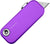 The James Brand The Palmer Utility Knife - Atomic Purple - Electric Green - Recycled PC