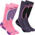 Kombi The Brave Set of 2 Socks - Youth - Barbie Pink