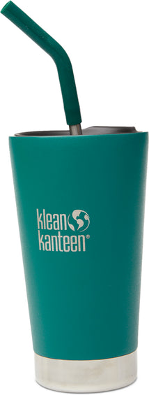Klean Kanteen Insulated Tumbler with Straw Lid and Straw -  16 Oz