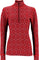 Kari Traa Rose Half-Zip Base Layer Top - Women's - Burgundy Red