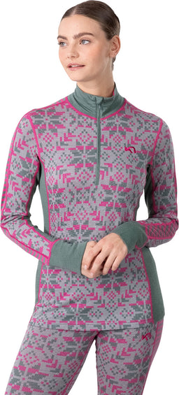 Kari Traa Else Wool Half Zip Base Layer Top - Women's