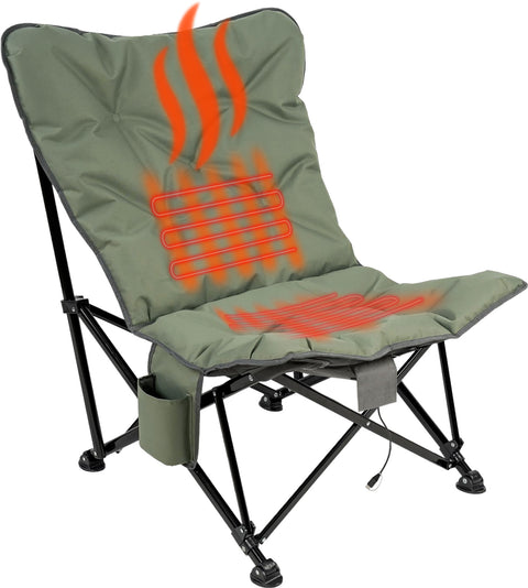 Kuma Outdoor Gear Aurora Heated Chair with Power Bank and Bluetooth