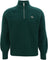 Lacoste Zip-Up High-Neck Wool Sweater - Men's - Sinople
