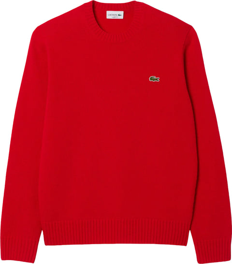 Lacoste 3D Knit Cashmere Crew Neck Sweater - Men's