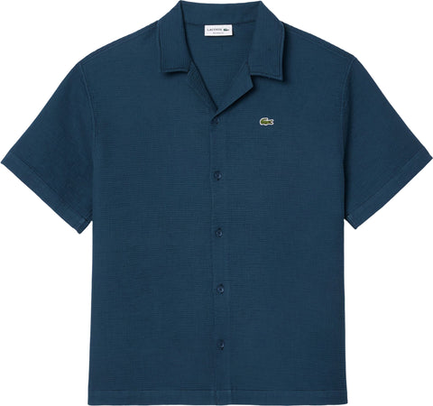 Lacoste Relaxed Fit Waffle Texture Shirt - Men's