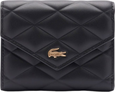 Lacoste Crocodelle Billfold Leather Wallet - Women's