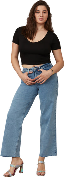 Lola Jeans Colette High Rise Wide Leg Jeans - Women's