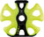 Leki Big Mountain Binding Basket 95mm (1 Pair) - Neon Yellow