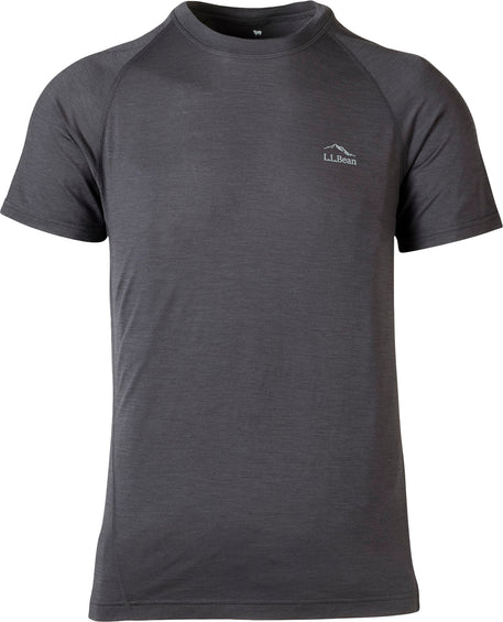 L.L. Bean Cresta Ultralight 150 Short Sleeve Crew Neck Base Layer Top - Men's