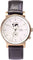 La Maison Inland The August 41mm Watch with Extra 20mm Classic Strap - Unisex - Antique Gold - Cream - Black Leather