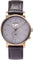 La Maison Inland The August 41mm Watch with Extra 20mm Classic Strap - Unisex - Antique Gold - Grey - Black Leather