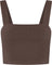 Lune Active Moon Classic Short Tank Top - Women’s - Chocolate