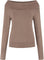 Lune Active Olly Off-Shoulder Sweater - Women's - Brown