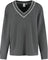 Lune Active Olly V-Neck Sweater - Women's - Dark Grey