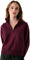 Lolë Yonder Half Zip Top - Women's - Dark Cherry