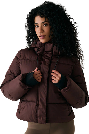 Lolë London Cropped Puffer Hooded Jacket - Women's