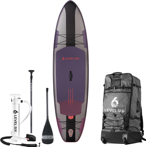 Level Six Ten Six Carbon Inflatable SUP Package - 10'6