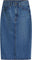 Levi's High Rise Slit Skirt - Women's - Meadow Games Clean Hem - Blue