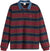 Levi's Classic Long Sleeve Rugby Shirt - Men's - Inigo Stripe Tawny Port