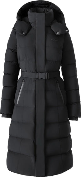 Mackage Coralia-City Recycled Down Coat with Storm Visor and Belt - Women's