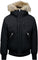 Mackage Dixon 2-in-1 Down Bomber with Hooded Bib and Natural Fur - Men's - Black
