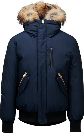 Mackage Dixon 2-in-1 Down Bomber with Hooded Bib and Natural Fur - Men's