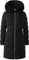 Mackage Xena-SH Diamond Quilted Down Coat with Fur Hood - Women's - Black