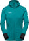 Mammut Taiss Light Midlayer Hooded Jacket - Women's - Deep Teal - Black