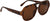 Matt & Nat Choi-2 Recycled Aviator Sunglasses - Unisex - Brown Print - Brown Lens