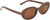 Matt & Nat Miela-2 Recycled Oval Sunglasses - Women's - Brown - Brown Lens