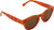 Matt & Nat Yan-2 Recycled Round Sunglasses - Women's - Orange Print - Brown Lens