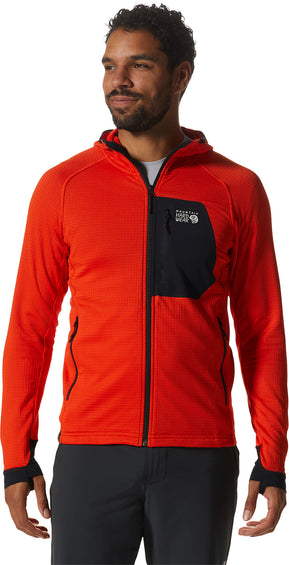 Mountain Hardwear Polartec® Power Grid™ Full Zip Hoody - Men's