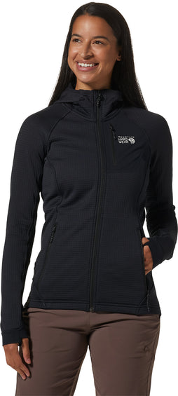 Mountain Hardwear Polartec Power Grid Full Zip Hoody - Women's