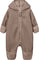 MINI A TURE Matadel GRS Teddyfleece Jumpsuit - Baby - Grey Brown