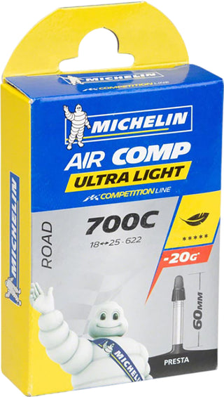 Michelin Aircomp Ultralight Butyl Tube 700x18-25C