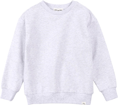 Miles The Label Miles Basics Light Heather Mix Sweatshirt - Kids
