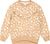 Miles The Label Cheetah Print On Candied Ginger Sweatshirt - Girls - Camel