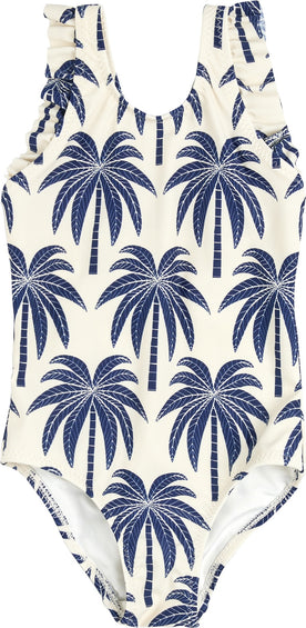 Miles The Label Printed One Piece Swimsuit - Girls